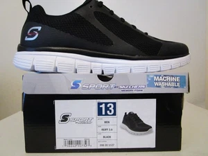 S Sport By Skechers Mens Reiff 3.0 Casual Dress Athletic Sneakers Black Size 13 - Picture 1 of 6