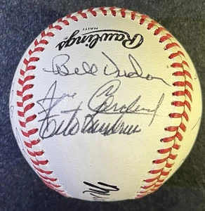 MLB Baseball mehrfach signiert handsigniert Rawlings Baseball - bitte lesen - Bild 1 von 7