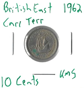 Münze Britische Ostkaribische Gebiete 10 Cents 1962 KM5 - Bild 1 von 4