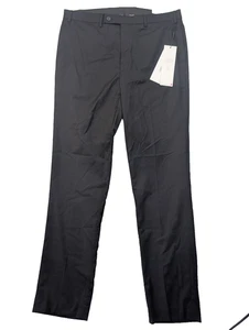 Calvin Klein Herren 38x34 Slim-Fit Schwarz Poly Blend Kleid Made Jordan Neu - Bild 1 von 16