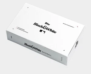 PRESALE 2025 Topps Black White Baseball Collector's Edition Autograph Hobby Box - Bild 1 von 1
