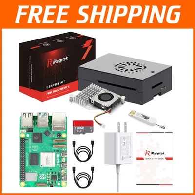 High-Performance Raspberry Pi 5 Starter Kit - 8GB RAM & Ultra-Fast Processing - Image 1 of 4