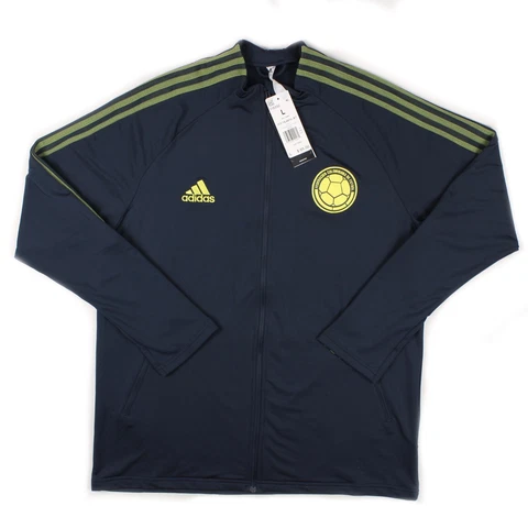 Men's adidas Colombia National Team Anthem Jacket FI5332 Night Navy Cover