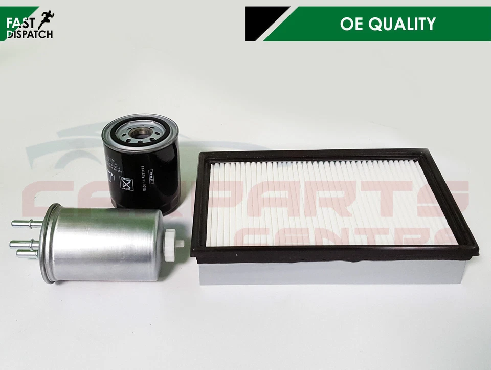 KIT DE SERVICIO FILTRO ACEITE AIRE COMBUSTIBLE DIÉSEL PARA KIA SEDONA 2.9 TDI 2001-2007 Foto 1 de 1