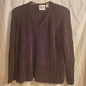 BILL BLASS Women's Sweater Size PL Light Weight V-Neck - Picture 1 of 4