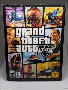 Grand Theft Auto V 5 (PC DVD ROM) - Complete CIB 7 Disc Bundle w/ Manual, Poster - Picture 1 of 16