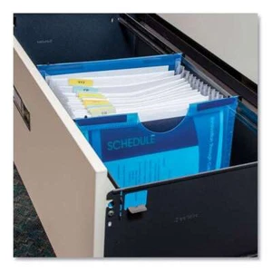 C-Line Expanding File w/ Hanging Tabs, 1" Expansion, 13 Sections, Letter Size, B - Picture 1 of 4