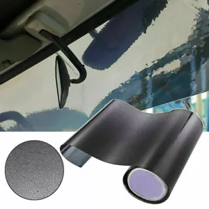 Car Sun Visor Strip Tint Front Windshield UV Shade Banner Film Accessories Black - Picture 1 of 11