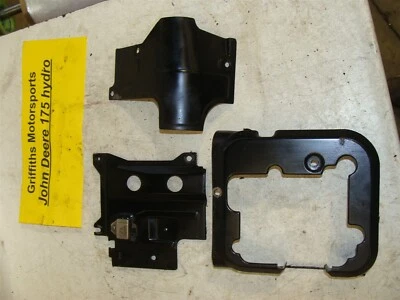 JOHN DEERE 175 HYDRO 14HP KAWASAKI FC420V OEM TIN COOLING SHROUD ENGINE COVERS - Image 1 of 4