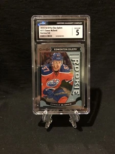 2015 Connor McDavid O-Pee-Chee Update RAINBOW Foil Rookie Card RC CGC 5 Ex 🔥📈 - Picture 1 of 2