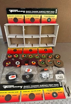 Lot of New Assorted Forney Surface Prep Pad, Quick Change, Mandrel - Image 1 of 4