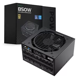 Vetroo V850Gold - 850W ATX 3.1 PCIe 5.1 Vollmodulares Netzteil mit 120mm Lüfter - Bild 1 von 6