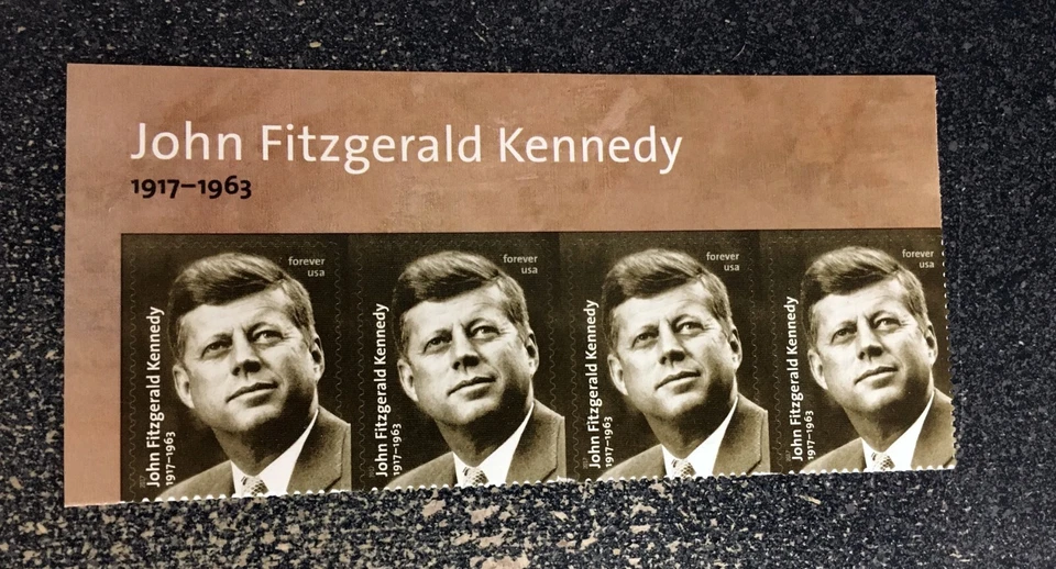 2017USA #5175 Forever John F Kennedy - Header Strip of 4  Mint  president  JFK - Image 1 of 1