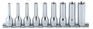 KoKen 3/8Sq Torx E-Type Socket 9-pc Set RS3325/9 Made in Japan - Picture 1 of 4