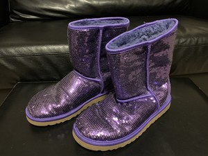 purple sequin ugg boots