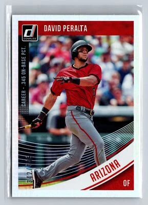 2018 Donruss #52 David Peralta Career Stat Line Excellent - Image 1 of 2