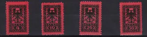 ALBANIA Scott J23-6 Mint Hinged (1922) - Picture 1 of 2