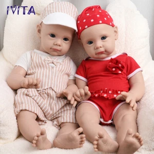 IVITA 21"" Platino Silicona Renacido Bebé Niño | Niña Silicona Muñeca Regalo Navidad - Imagen 1 de 33
