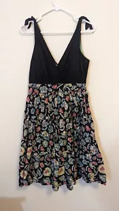 Anthropologie Maeve Bora Bora French Isles Side Zip VNeck Lined Sundress, 10 - Picture 1 of 15