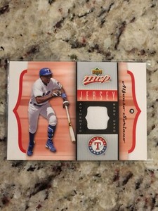 2005 Upper Deck MVP Alfonso Soriano Jersey Relic #GU-AS Texas Rangers