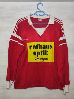 CAMISETA ADIDAS VENTEX ROJA VINTAGE MANGA LARGA FUTBOL TALLA 6/7 XL Foto 1 de 4