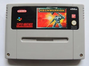 Jeu MECHWARRIOR pour console super nintendo Pal en loose testé!! - Picture 1 of 3