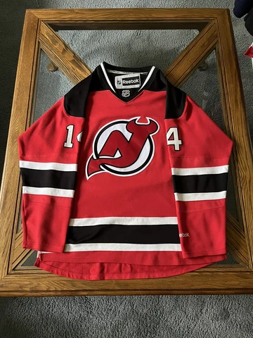 New Jersey Devils Adam Henrique Men's Reebok Red Home Jersey Size XL Cover