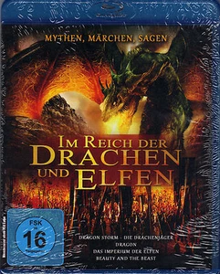 80 x Im Reich der Drachen und Elfen - 4 Filme - Blu-ray - neu - - Bild 1 von 2