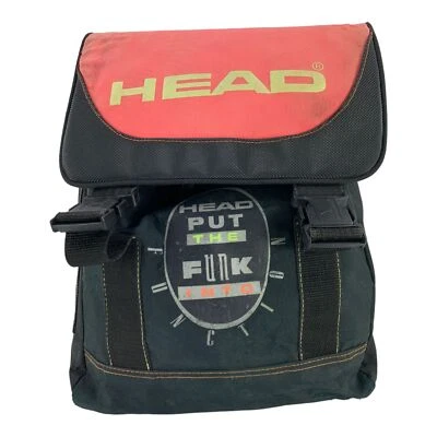 Bolso de tenis de lona vintage HEAD ""Head Put The Funk Into Function"" con estampado gráfico Foto 1 de 4