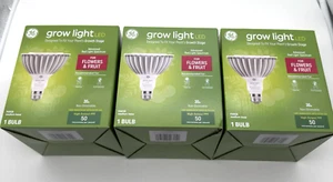 3-GE Grow Light LED für Obst und Blumen Par38 Medium Base 30 Watt 50 PPF NEU - Bild 1 von 7