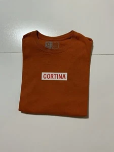 Cortina Bearings Skateboard Box Logo Texas Orange Crewneck T-Shirt Sz. XL - Picture 1 of 10