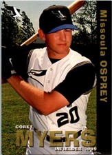 1999 Grandstand Missoula Osprey Minor League - Pick Choose Your Cards 