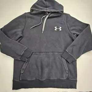 UNDER ARMOUR Herren Pullover Hoodie Pullover Größe Medium schwarz lose Passform - Bild 1 von 6