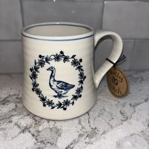 Molly Hatch Farmhouse Goose HTF 16 Oz Stoneware Mug NWT - Picture 1 of 4