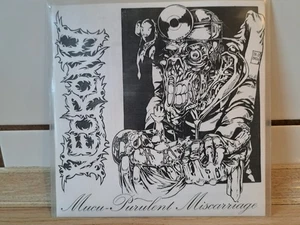 Necrony (Swe) - Mucu-Purulent Miscarriage 7" Vinyl (1991) Limited to 1000 Nasum - Picture 1 of 6