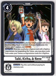 Taiki, Kiriha, & Nene Rare Dimensional Phase  BT11-095 R NM - Picture 1 of 1