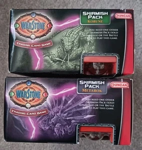 2 X Warball Warstone Skirmish Packs (Korune & Metapak) - Marbles Game NEW SEALED - Afbeelding 1 van 5