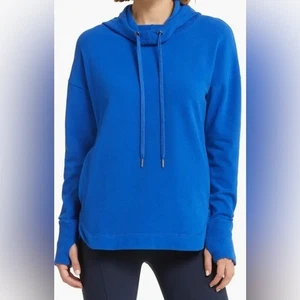 Sudadera con capucha polar Sweaty Betty Escape Luxe azul relámpago para mujer talla L nueva con etiquetas - Imagen 1 de 11