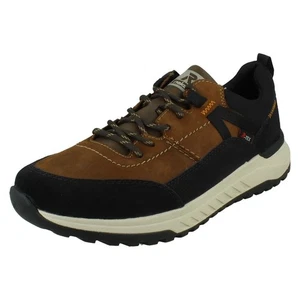 Mens Rieker Leather Lace Up Water-Resistant R-TEX Casual Shoes: U0100 - Picture 1 of 10