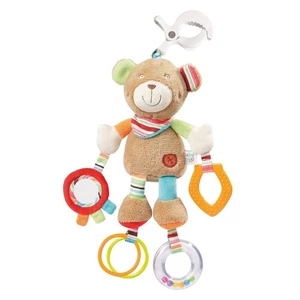 Fehn Activity Spieltier Teddy Motorikspielzeug mit Klemme für Kinderwagen 091878 - Bild 1 von 6