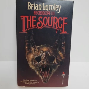 Vtg 1989 The Source Necroscope #3 Brian Lumley 1st Edition Horror Paperback Book - Picture 1 of 4