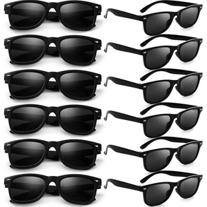 Dwenarry schwarze Sonnenbrille große Menge Party Sonnenbrille Kunststoff Erwachsene Sonnenbrillen Party Fa... - Bild 1 von 9