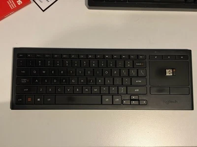 Logitech K830 TV Illuminated Wireless Bluetooth Keyboard w/ Trackpad & Dongle - Image 1 of 2