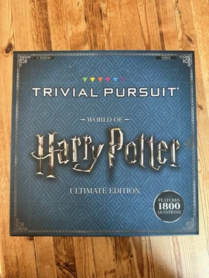 Trivial Pursuit World Harry Potter COMPLETO 2018 EUAopoly Ultimate Edition em excelente estado usado - Imagem 1 de 4
