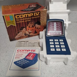 Comp IV 1977 Milton Bradley Electronic Computer Game W/ Box Vintage Tested  - Picture 1 of 16