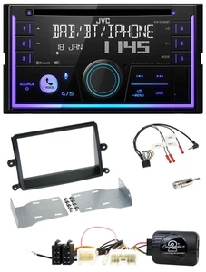 JVC Lenkrad USB 2DIN DAB Bluetooth CD Autoradio für Mitsubishi L200 06-15 - Bild 1 von 10