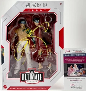 WWE Jeff Hardy Signed Mattel Ultimate Edition Figure Wrestling Autograph JSA COA - Picture 1 of 6