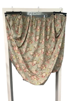 De Colección Ralph Lauren CHARLOTTE Salvia Verde Floral Rosa COMPLETO Sábana Ajustable Shabby Chic Foto 1 de 4