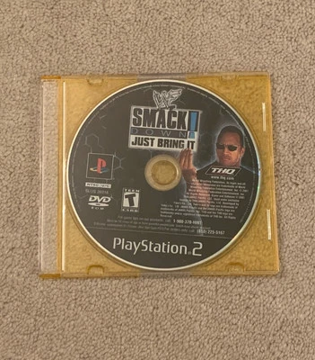 WWE SmackDown Just Bring It (Sony PlayStation 2) Disc ONLY *Tested Working* - Image 1 of 3