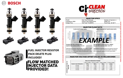 fit Nissan CA18DET GTi-R Pulsar S13 CA18 RNN14 BOSCH 550cc ev14 Fuel injectors - Image 1 of 4